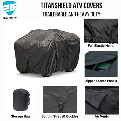 ATV Cover for Honda FourTrax Foreman 4x4 ES (2014–2023) Waterproof Trailerable