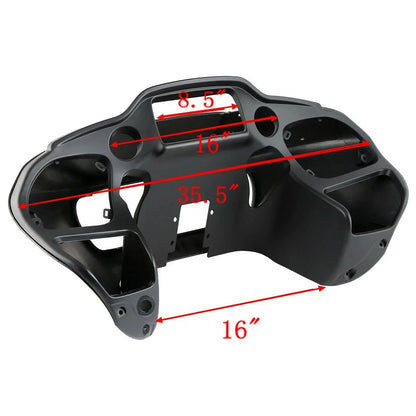 Matte Black Inner & Outer Fairing for Harley Touring Road Glide (2015–2024)