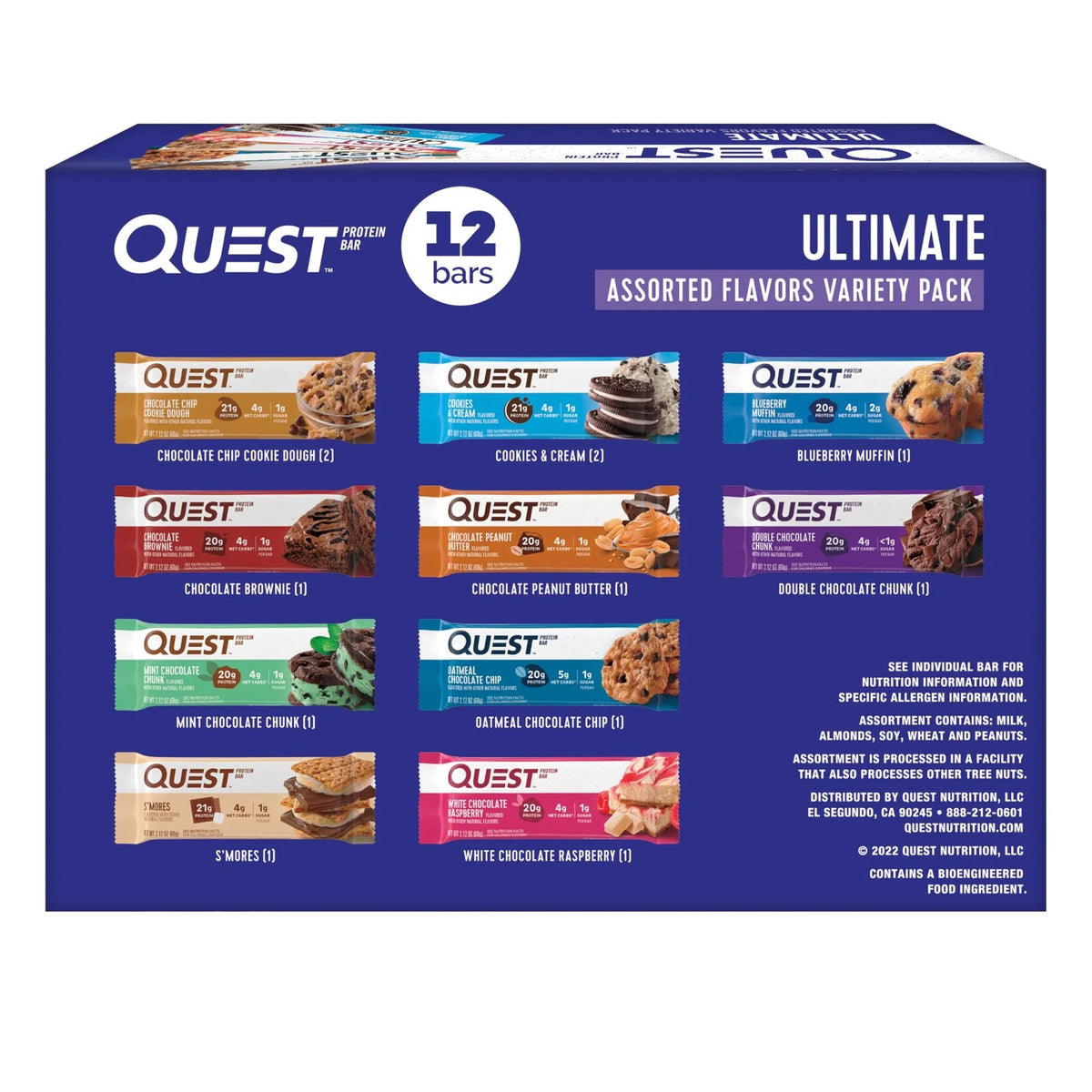 12 Count Protein Bars for Quest Nutrition (Pack of 1)