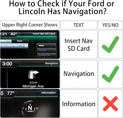 A15 Navigation SD Card for Ford Lincoln Sync 2 (2026)