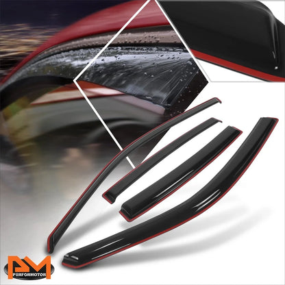 Set of 4 In-Channel Window Visors for Dodge Charger (2011–2023)