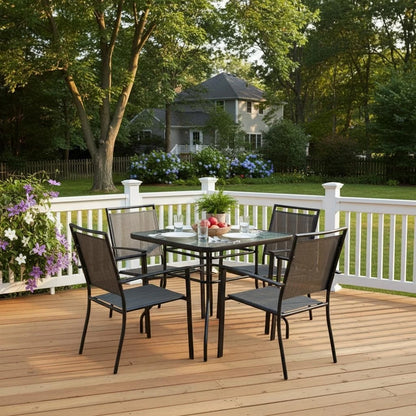 32 Inch Outdoor Dining Table for Patio Bistro Use