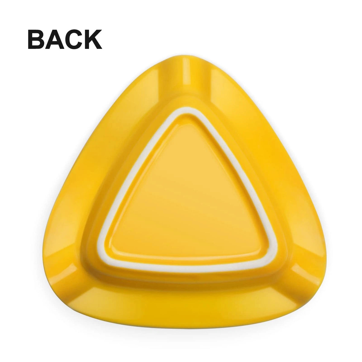 Cigar Ceramic Triangle Ashtray for Deep Basin Holds 3 Cigars