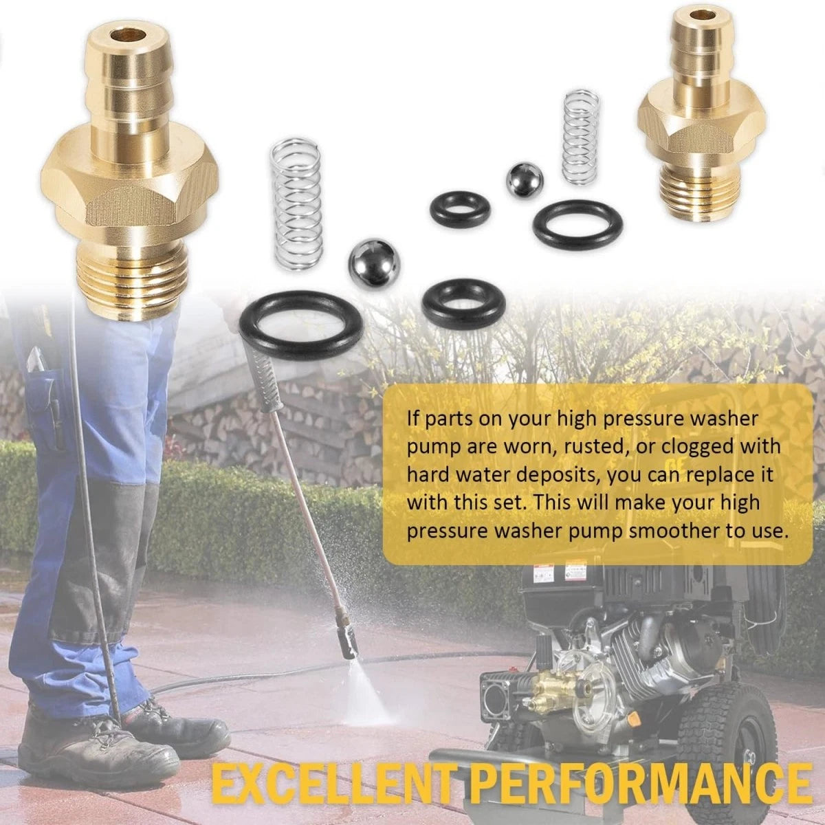 Pressure Washer Chemical Soap Injector Kit for Pumps (190593GS, 190635GS, 203640GS)