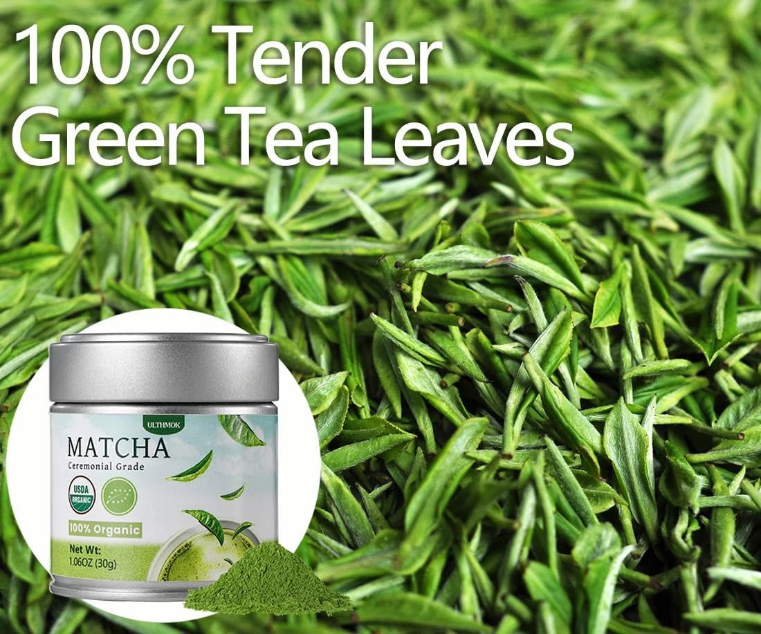 Matcha Green Tea Powder 100% Organic Vegan Gluten Free 30g
