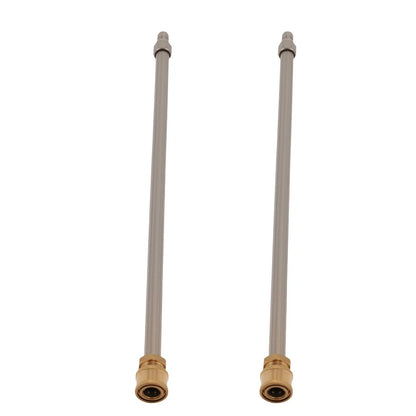 2PC Stainless Steel Extension Wand Kit for Pressure Washer Lance (4000 PSI)