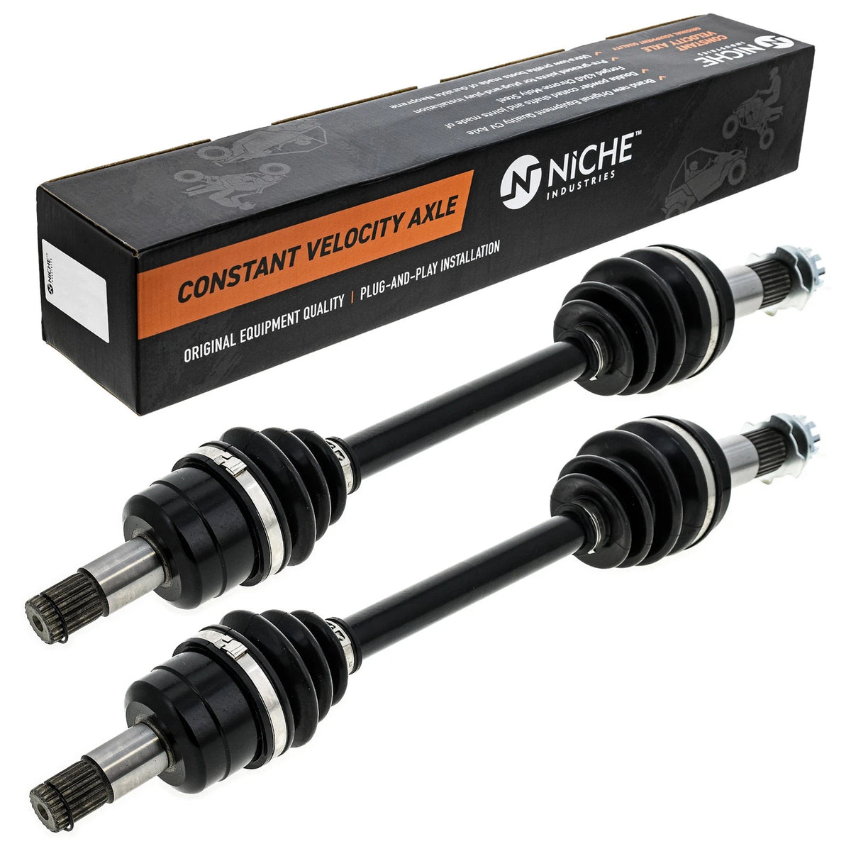 2X Front CV Axle Drive Shaft for Yamaha Kodiak 450 EPS (2016–2023) 519-KCA2580X, BB5-2518E