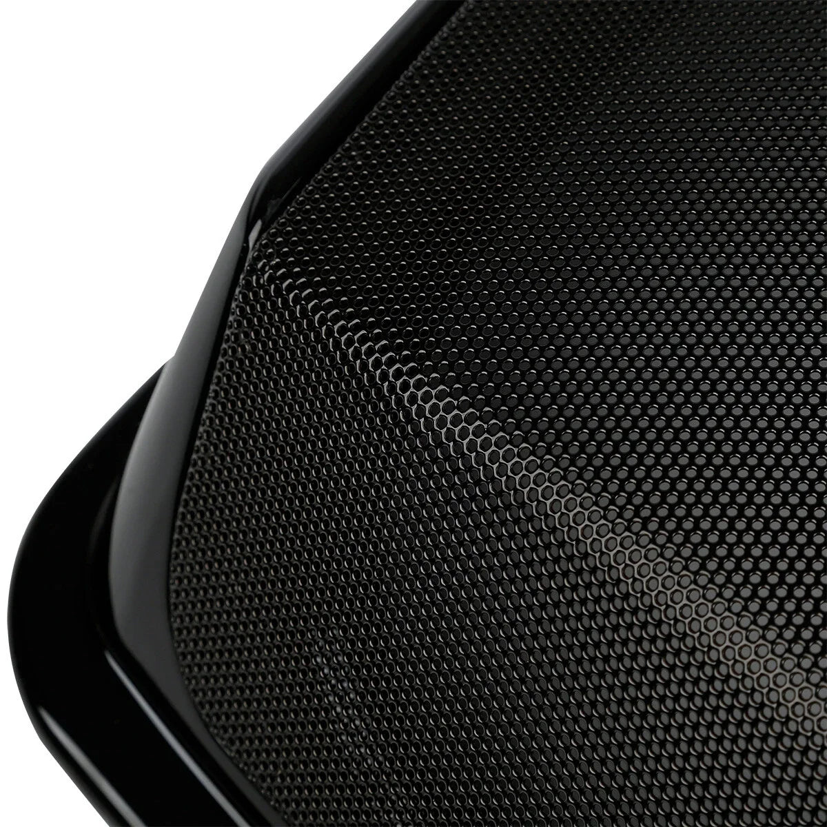 Vivid Black Speaker Saddlebag Lids for Harley Touring FLHR FLHT FLHX (1993–2013)