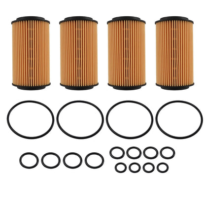 4PCS Oil Filters for Mercedes-Benz E-Class W212 W211 (2009–2018)