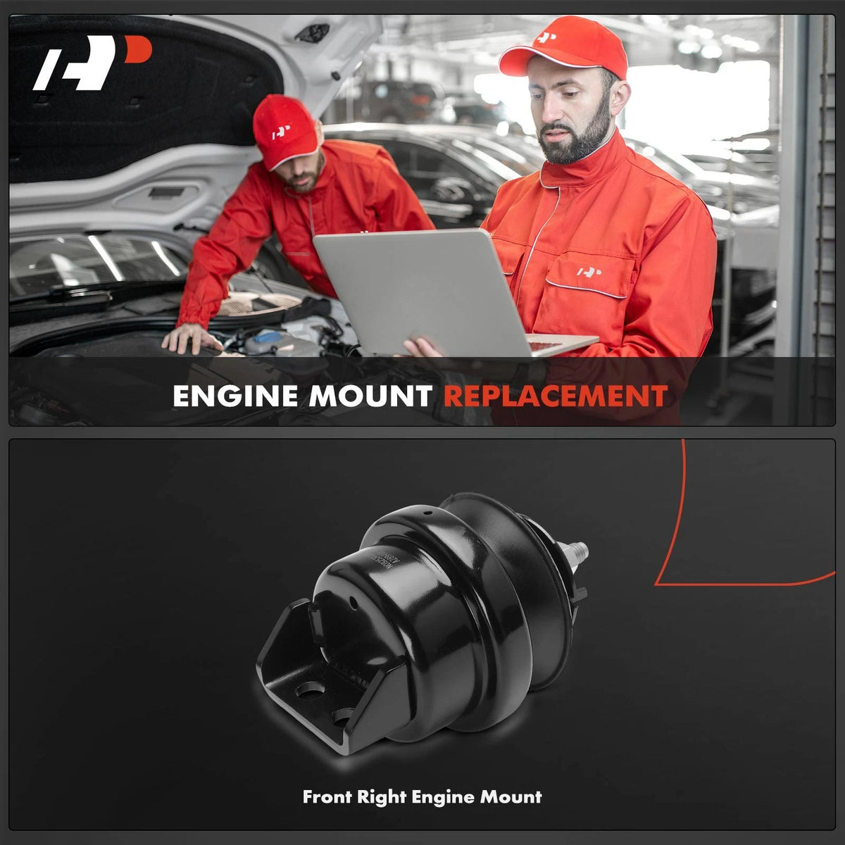 Front Right Engine Mount for Ford Taurus, Mercury Sable (2000–2007) - F5OY6038A, YF1Z6038AA, A2894HY
