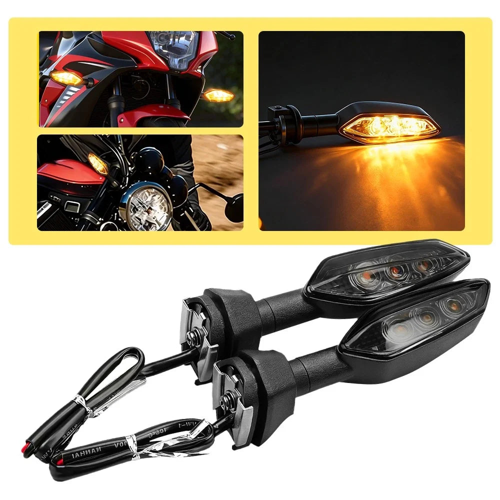 Turn Signal Indicator Light for Kawasaki Versys-X 300 (2017–2025) Smoked