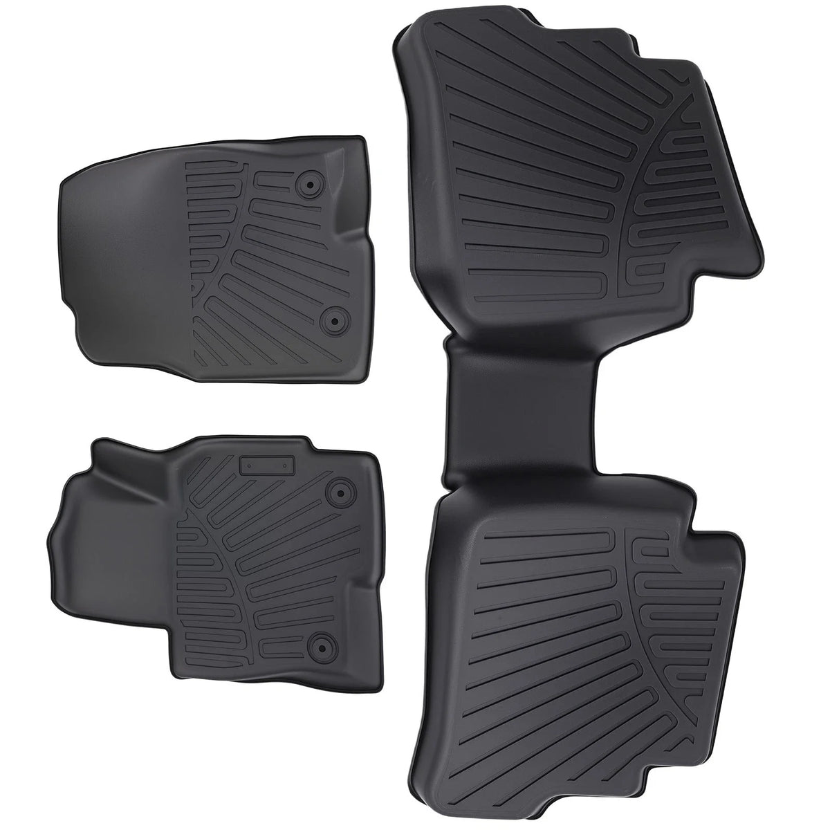 Set of 4 Car Floor Mats for Mazda CX-5 (2013–2016) Black Waterproof TPE