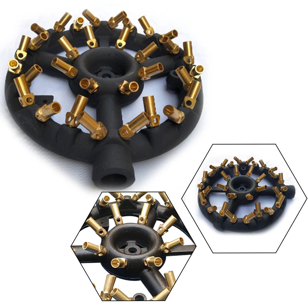 Jet Burner for Commercial Wok (Natural Gas, Cast Iron, Brass)