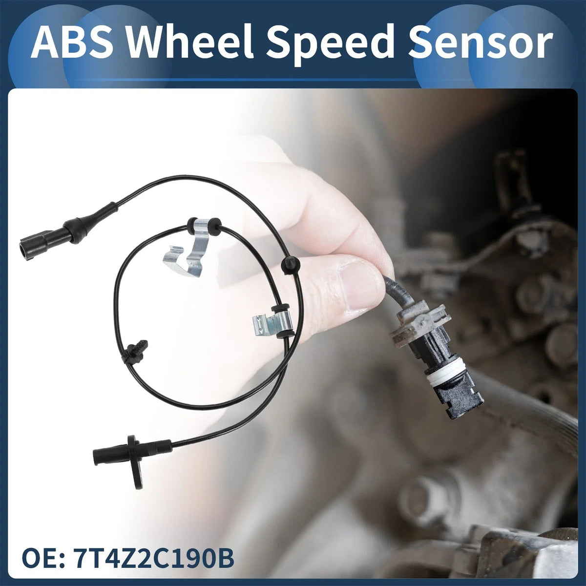 ABS Wheel Speed Sensor No. 7T4Z2C190B for Ford Edge (2007–2014) AWD Rear Right