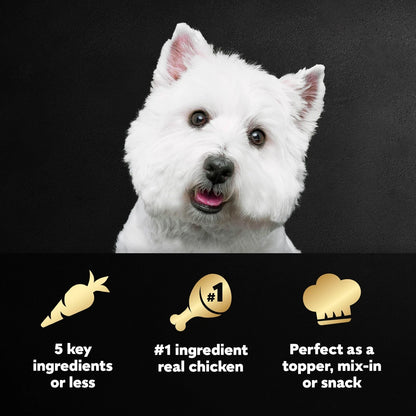 2X Wet Dog Food Toppers for Dry Food (8 Count Pack)
