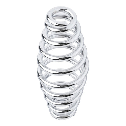 Pair Chrome 5" Barrel Solo Seat Springs for Harley Bobber, Honda, Yamaha, Suzuki