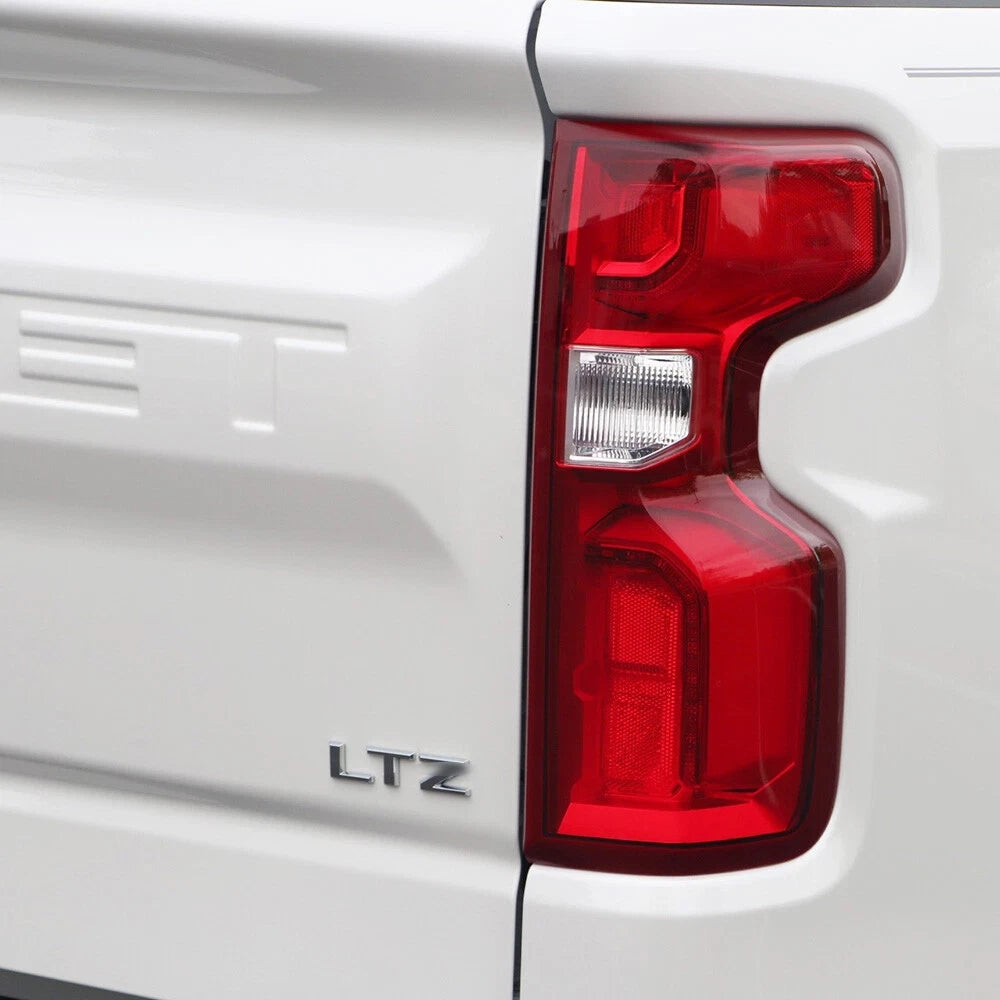 2Pcs Chrome Rear Tailgate Emblem Badge for Silverado LTZ (2007–2018)
