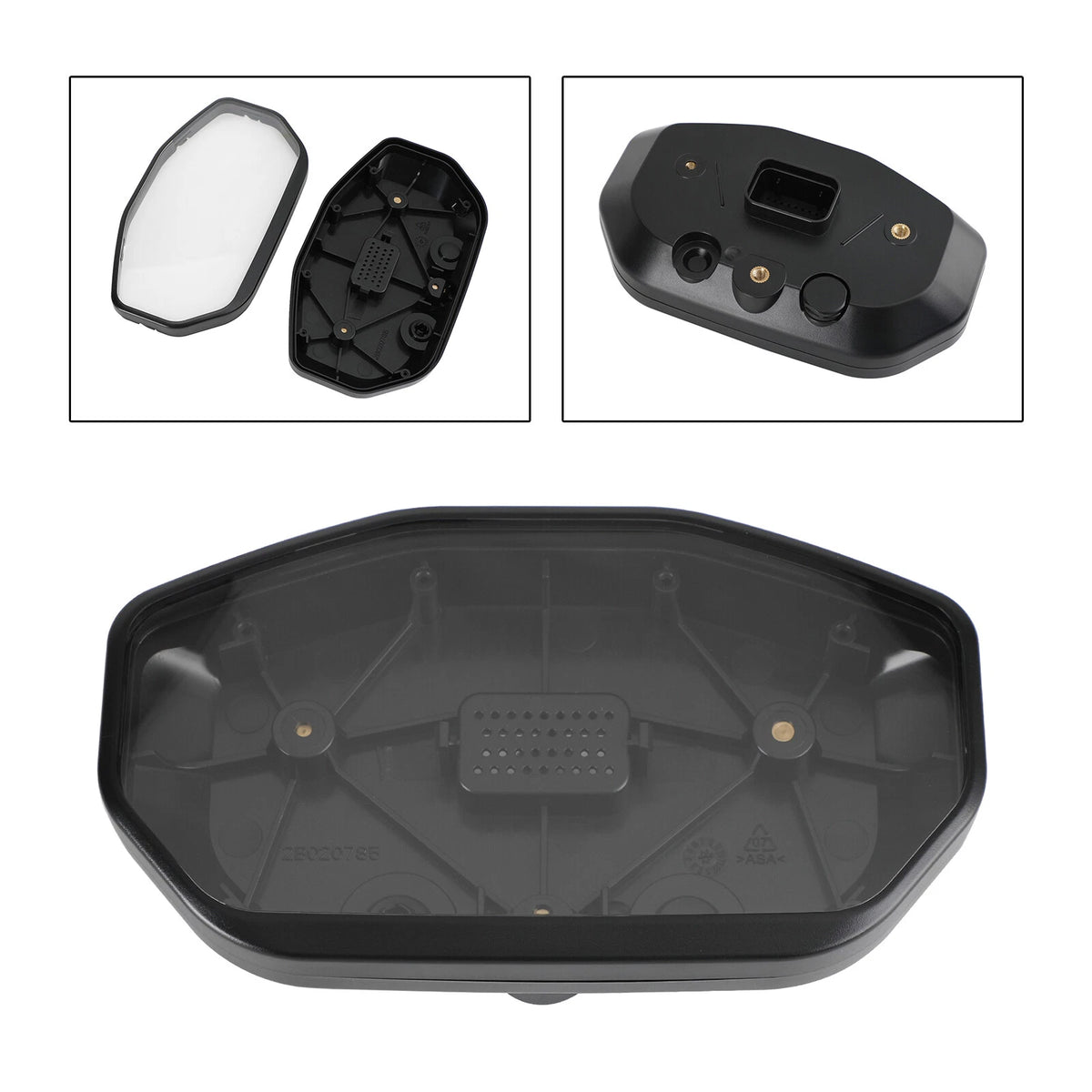 Tachometer Case Speedometer Cover for Ducati 821 1200 939 797 V2 (2018+) M204-150-BLK