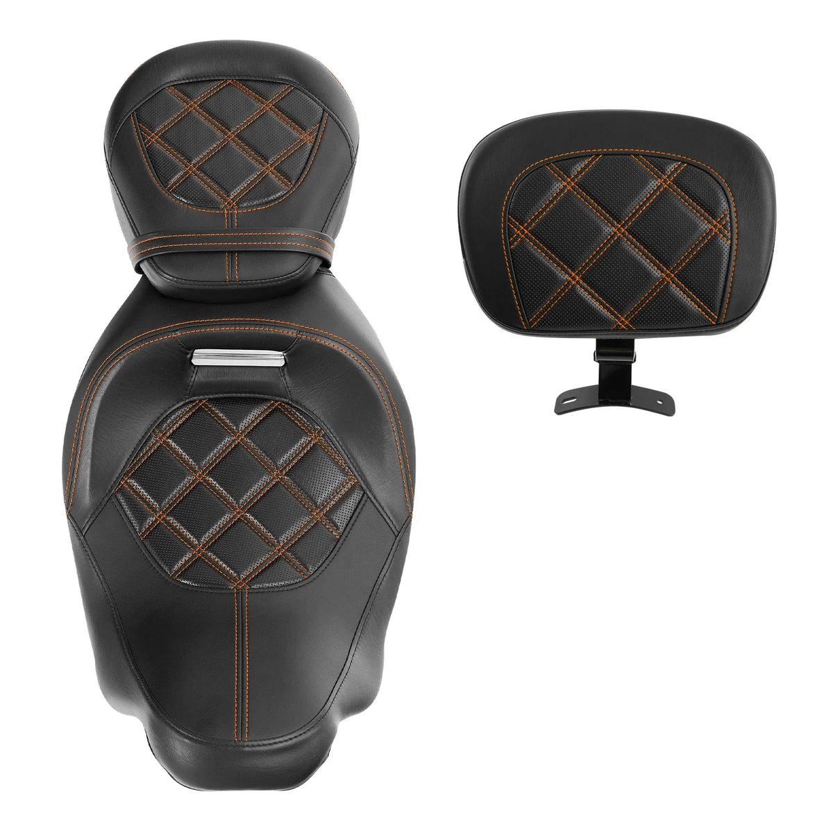 Rider & Passenger Backrest Pad for Harley CVO Road Glide (2009–2023)