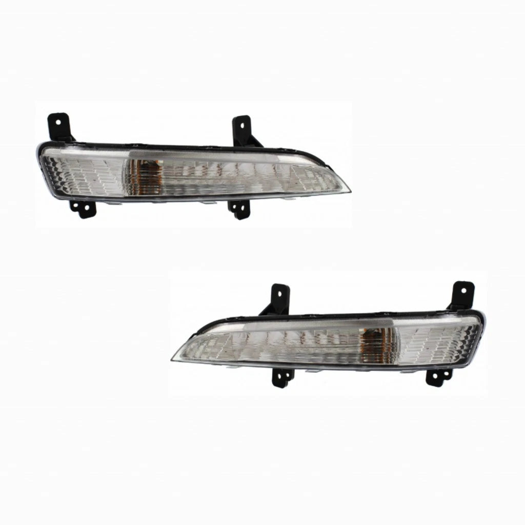 Turn Signal/Parking Light Pair for Chevy Traverse (2013–2017) LLX-PAIR-GM2530135C-CL360A70, GM2530135