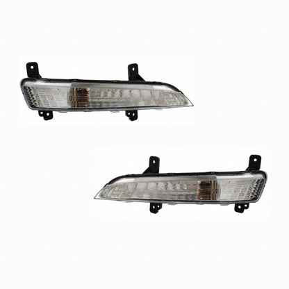 Turn Signal/Parking Light Pair for Chevy Traverse (2013–2017) LLX-PAIR-GM2530135C-CL360A70, GM2530135
