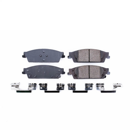 2X Powerstop Brake Pad Sets 17-1707 for Chevy GMC Yukon Tahoe (2014–2020)