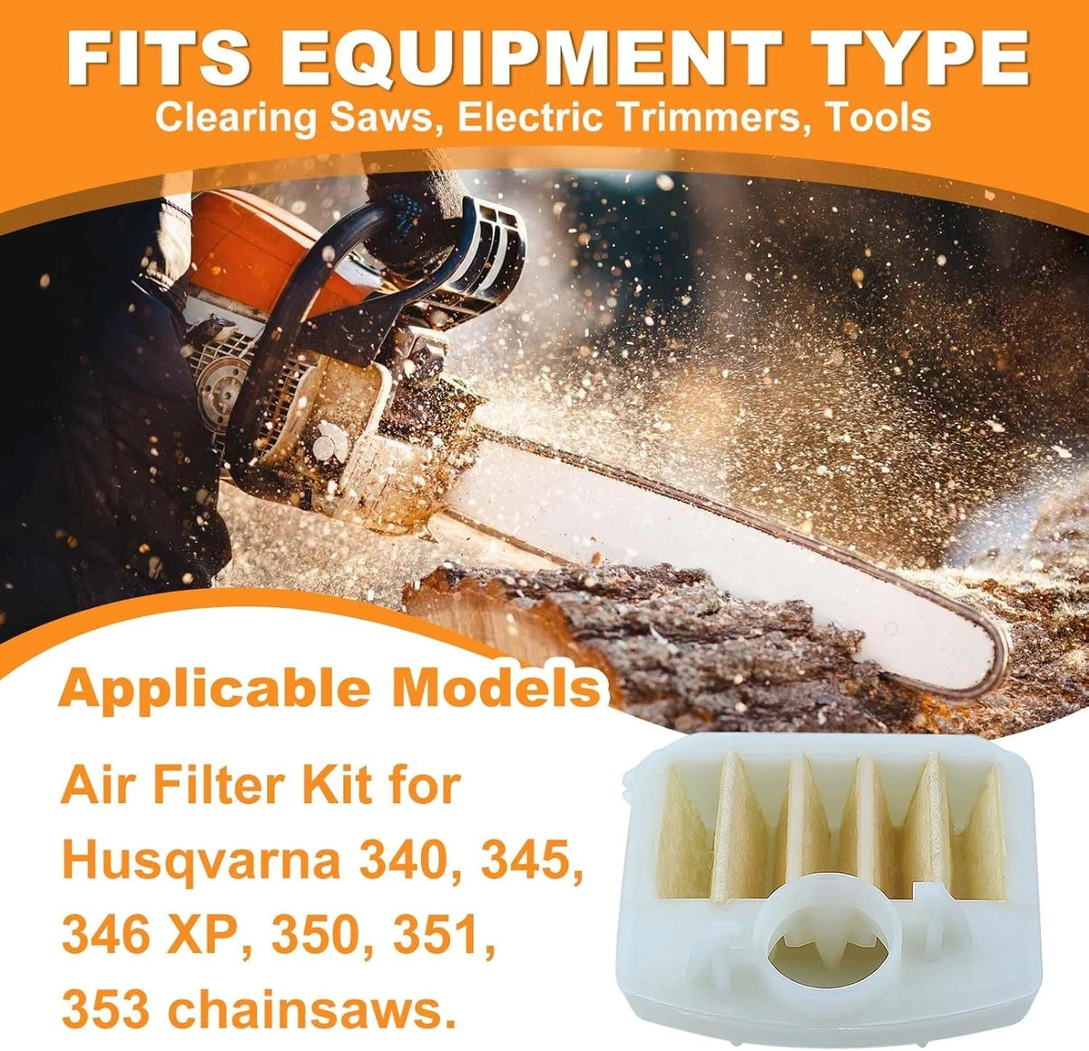 Tune-Up Kit for Husqvarna Chainsaw 340, 345, 346 XP, 350, 351, 353