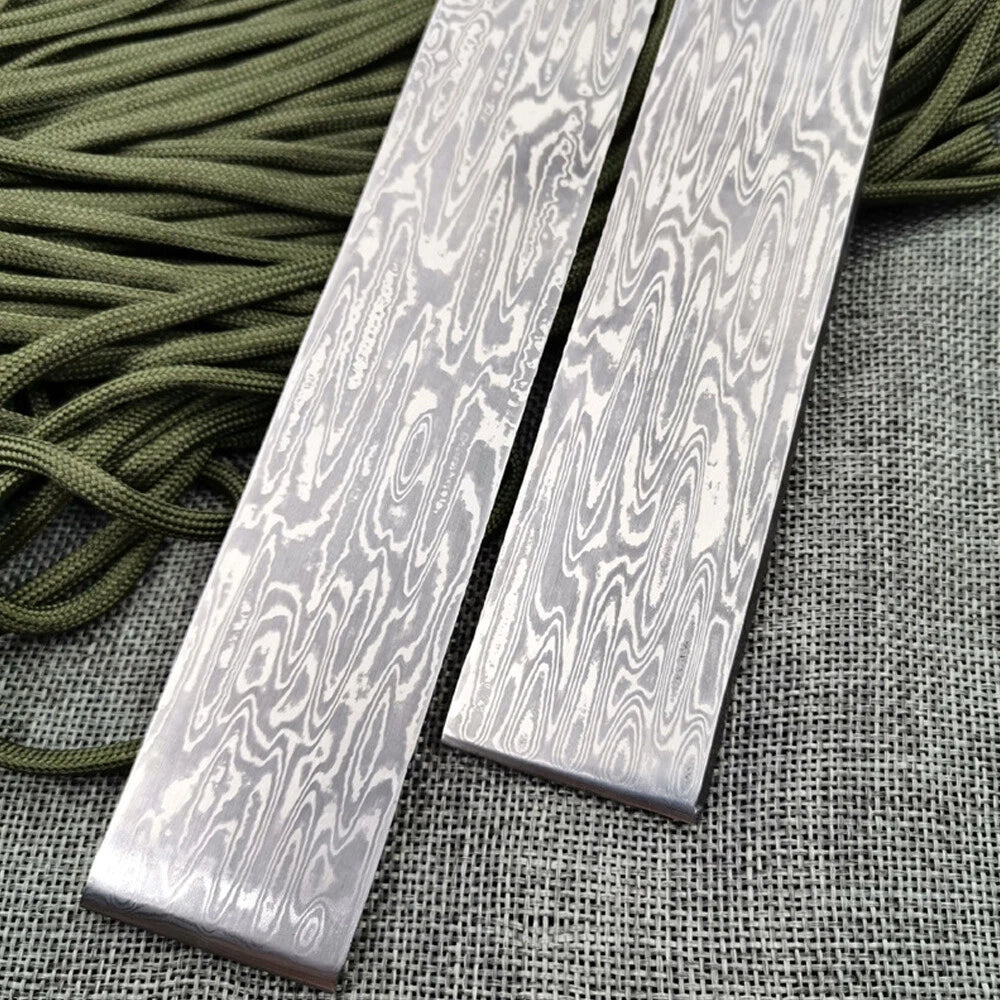 Damascus Steel Billet Knife Blank Blade Making Bar