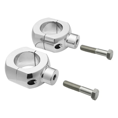 Chrome 2" Handlebar Bar Risers for Harley Sportster XL 1200 XL883 (2004–2023)