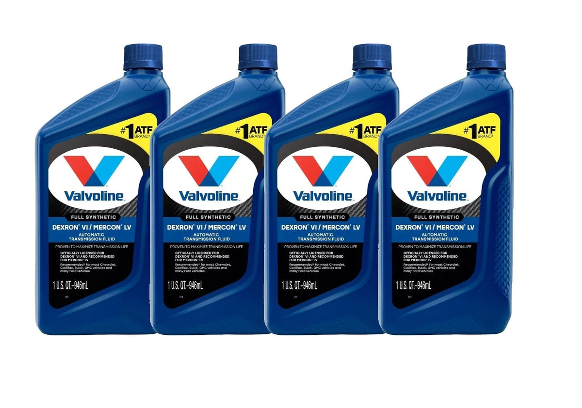 Set of 4 Quarts DEXRON VI/MERCON LV Full Synthetic ATF for Auto Trans