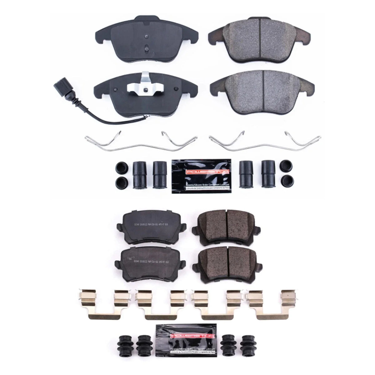 PowerStop Z23 Carbon-Fiber Ceramic Brake Pads Kit for Audi Q3 (2015)