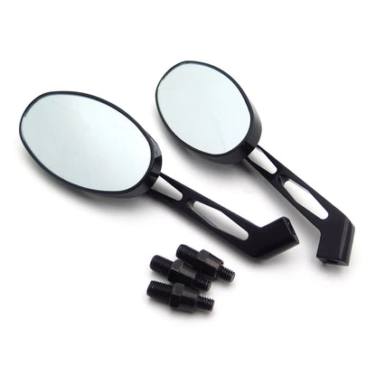 Black Oval Diamond Stem for Harley Touring Dyna Softail Fat Boy (All Years)