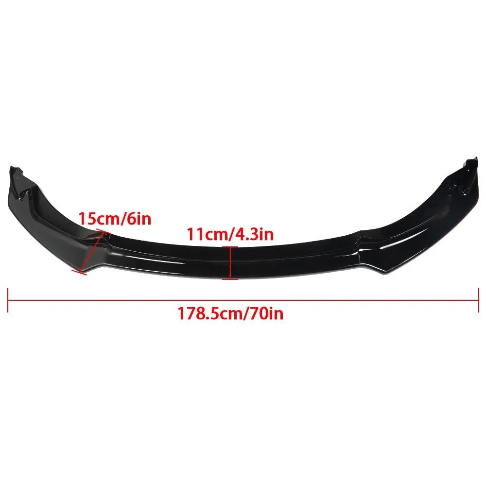 Front Bumper Spoiler Lip for BMW M3 M4 (2015–2020)