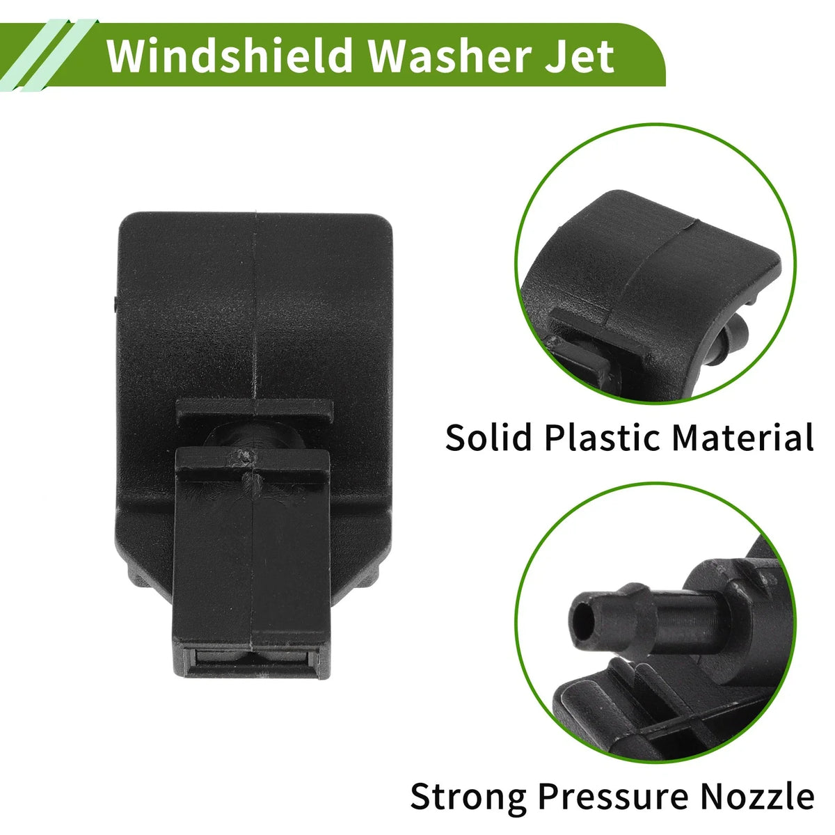 Windshield Washer Nozzle with Hose Connector for Ford (2013–2019) No.FR3Z17603AA
