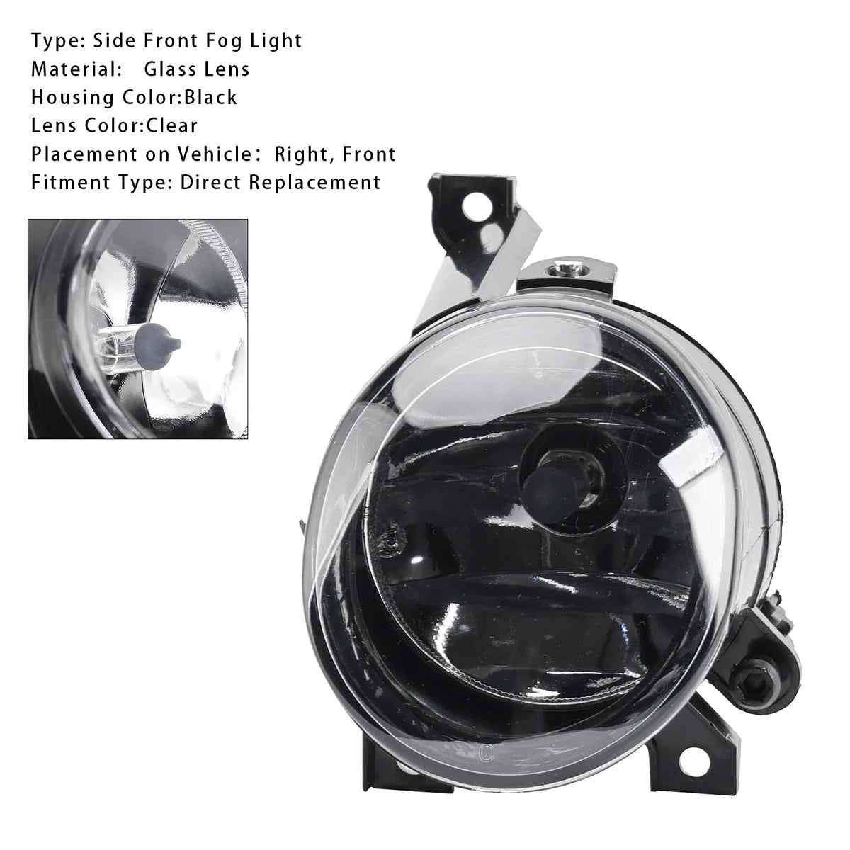 Front Left Fog Light for Volkswagen Caddy, Touran (2003–2011) 1T0941700C