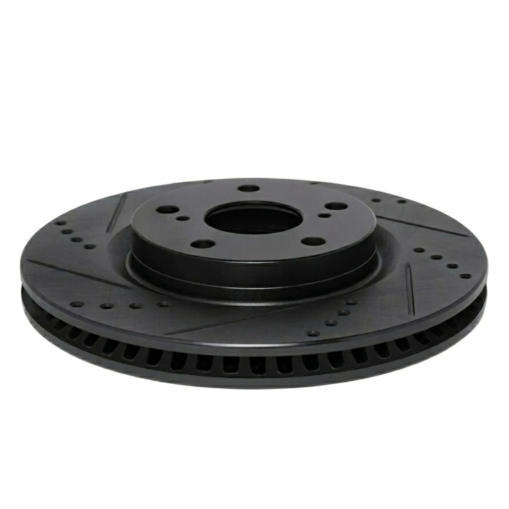 Rotor Set for Cadillac ELR (2016) ALX-PAU-DF-8002-46001-CLA3, Drilled & Slotted