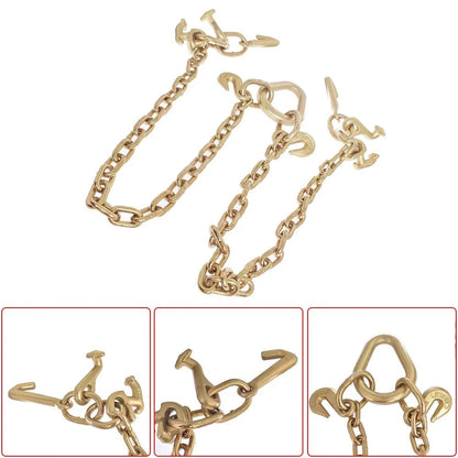 Chain V Bridle with RJT Hook for Tow Truck Winch Cable Recovery