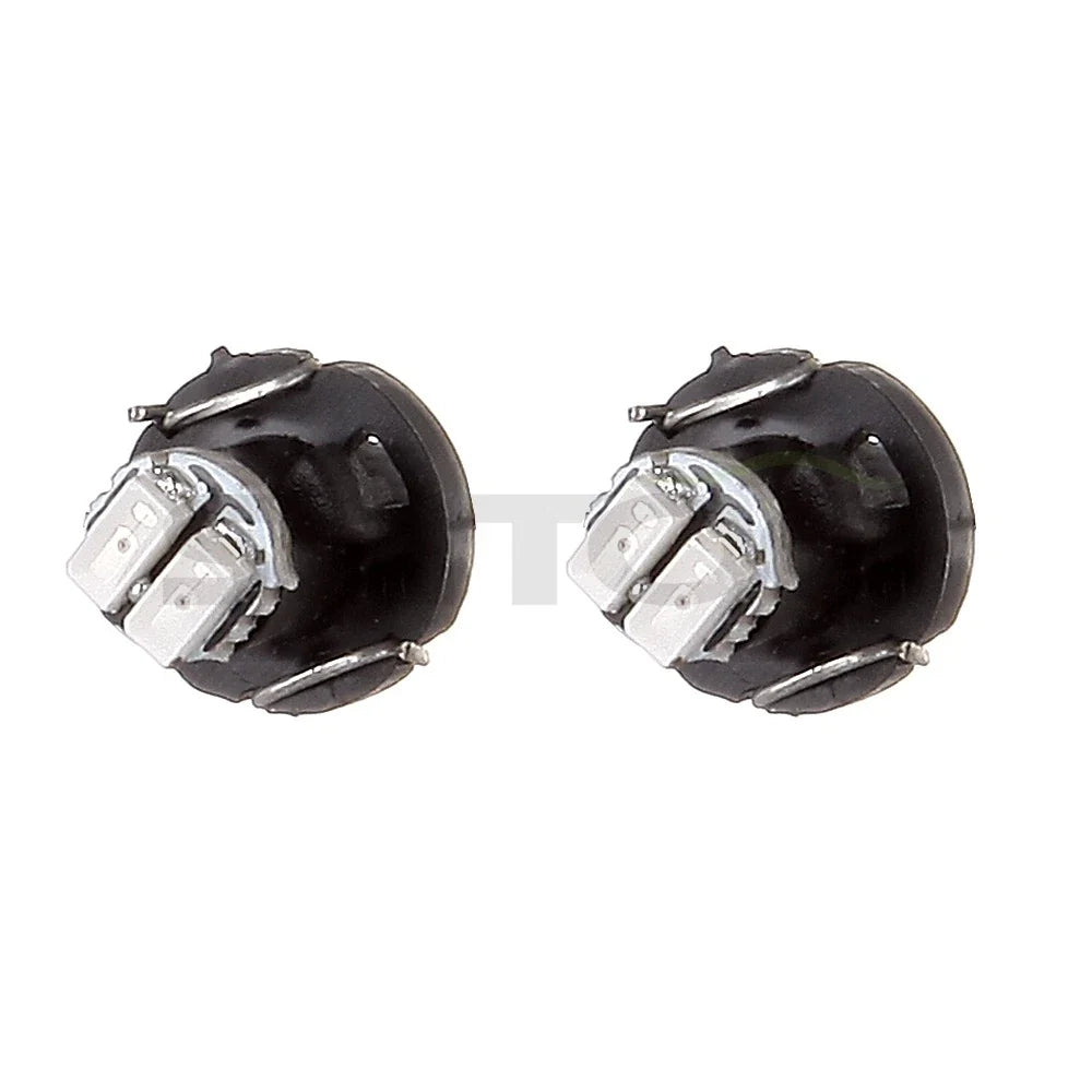 Set of 4 Red T3 Neo Wedge 3014 SMD LED A/C Heater Climate Lights