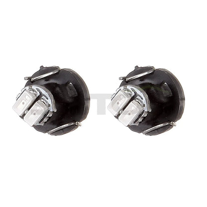 Set of 4 Red T3 Neo Wedge 3014 SMD LED A/C Heater Climate Lights