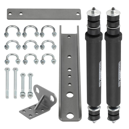 Dual Steering Stabilizer Kit for Ford F-150 F-250 Bronco (1980–1996) S5IFP9