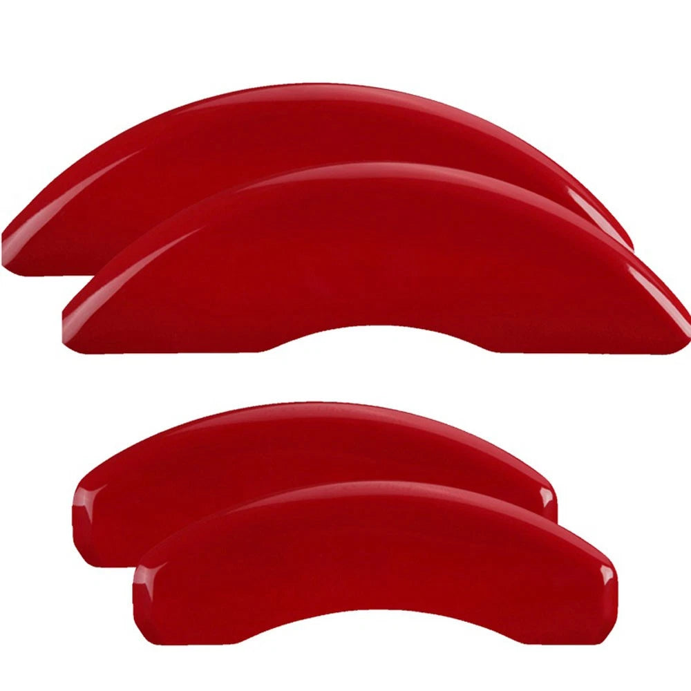 Set of 4 MGP Disc Brake Caliper Covers for BMW X5 X6 (2007–2014) 22228SCLCRD, 20688327-101