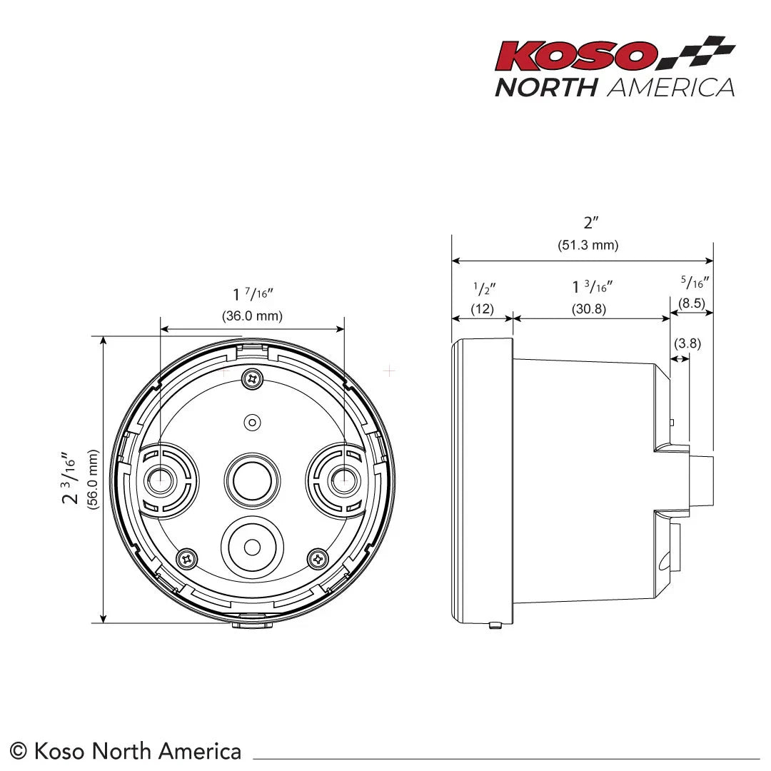 KOSO TNT-05 Tachometer for (BA086101)