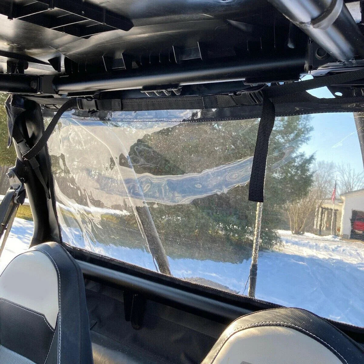 Rear Soft Window Windshield for Polaris RZR 900/1000 XP 4 Turbo (2014–2021)