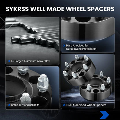 6x5.5 Wheel Spacers 2" Hub Centric for 2019–2024 Ram 1500 (2019–2024)