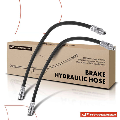 2X Front Brake Hydraulic Hose for Mercedes-Benz E250 E350 (2014–2016) 2124280035, H621690, BH384030