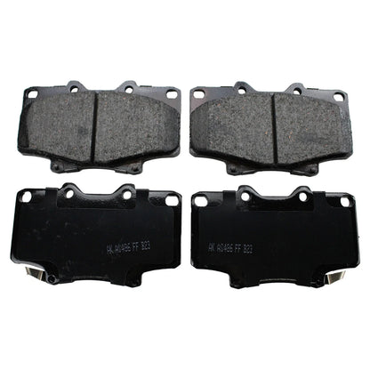 Set of 4 Akebono ProACT Front Ceramic Brake Pads for Toyota Land Cruiser (1996–2007)