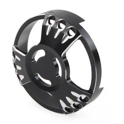 Black CNC Aluminum Derby Cover for Harley XL883 (2013-2023)