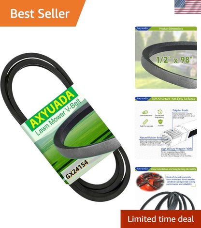 Drive Belt for John Deere Lawn Mower (1/2" X 98")
