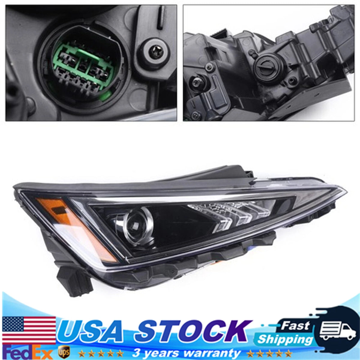 Headlight Assembly for Hyundai Elantra (2019–2020) 92102-F3500, 92102F3500