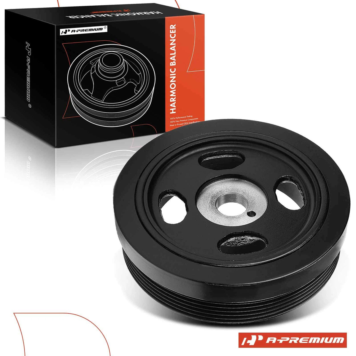 Engine Harmonic Balancer for Subaru Outback, Forester (2011–2017) 12305AA360, 12305AA370, SU00300173, 594-425
